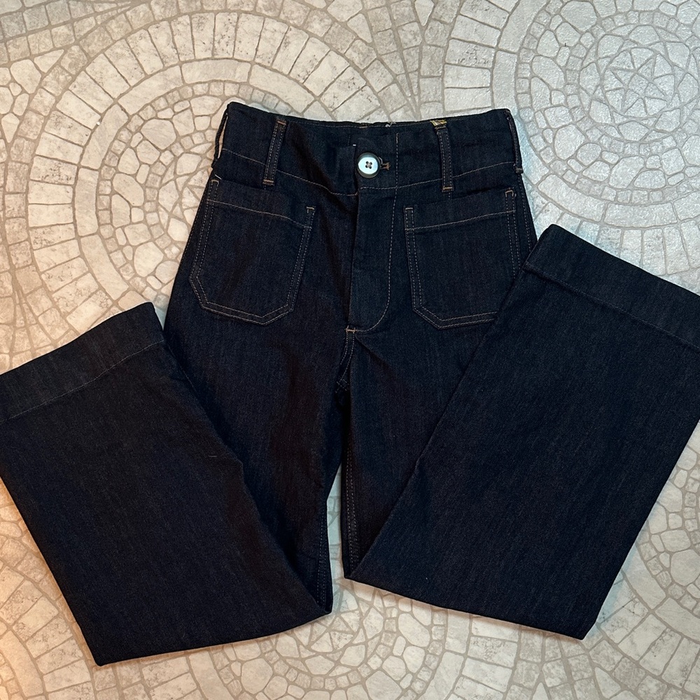 Maeve Collete Dark wash jean by Anthropologie